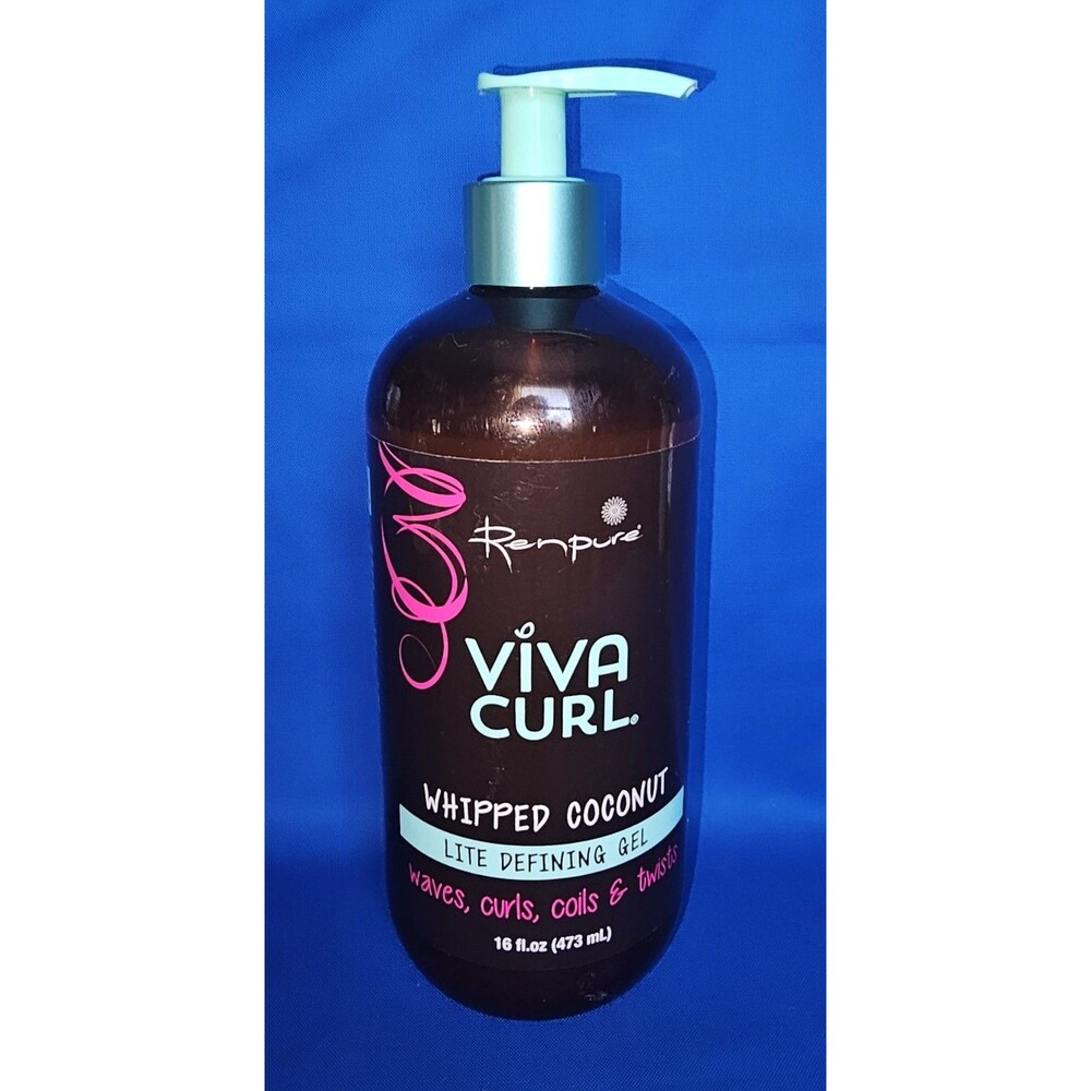 Renpure Viva Curl Whipped Coconut Defining Hair GEL Discontinued HTF Waves Coils